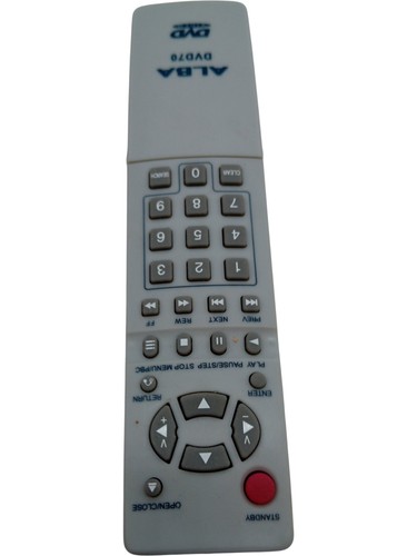 Alba dvd remote - remote, control