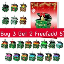 Dumpster Fire Christmas Blind