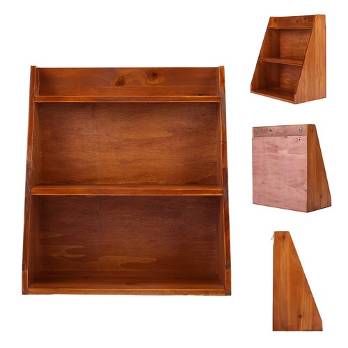 Vintage wooden wall - wooden, shelf