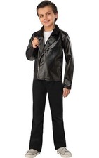 GREASE T-BIRDS JACKET LICENSED CHILD BOYS 1950S FANCY DRESS HALLOWEEN COSTUME