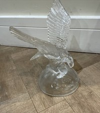 Glass Eagle Paperweight