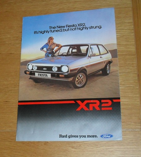 Ford fiesta xr2 - ford, brochure