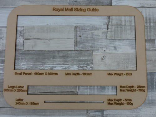 Royal mail postage sizing - mail,