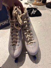 Risport White Ice Skates Size 5 - Used