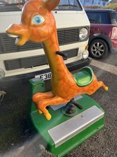 Kiddie Ride On Fairground Funfair Animal Giraffe Arcade Coin Operated