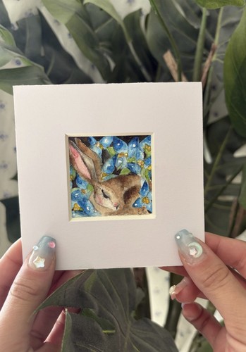 Original aceo whimsical - original,