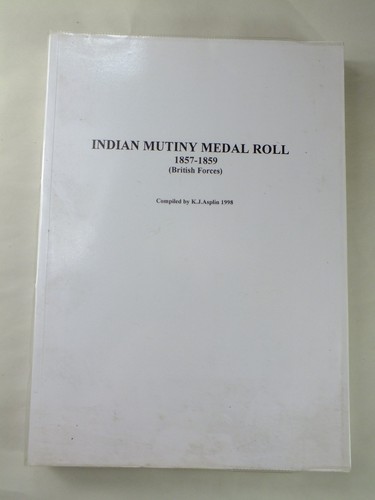 Indian mutiny medal roll - mutiny,