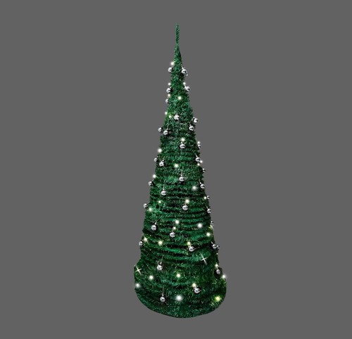 Christmas tree shatchi prelit - christmas,