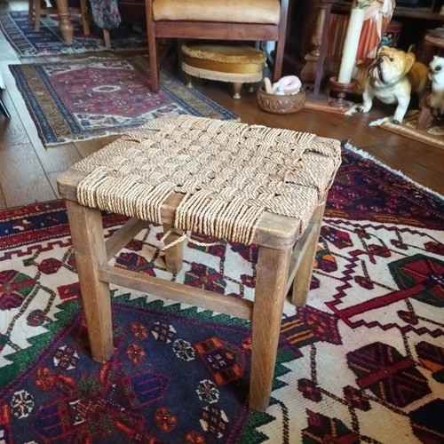 Vintage rush seat - rush,
