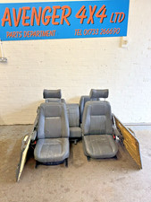 Range Rover Classic Soft Dash Set of Grey Leather Seats front rear for Refurb