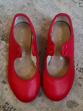Katz Dance wear Red Tap Shoes, Child Size UK 8