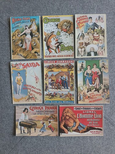 Circus posters set - circus, 8