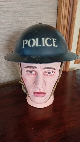 Ww2 police brodie helmet - police,