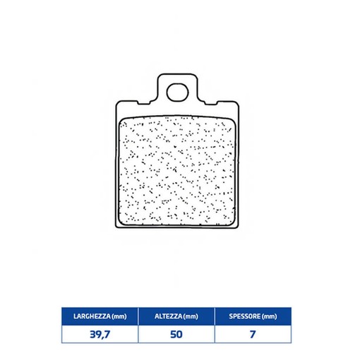 Sintered brake pads for morini - brake,