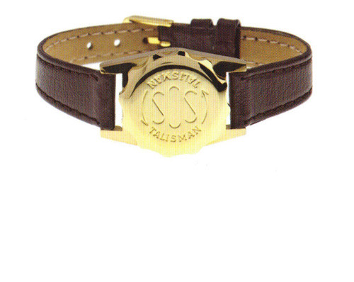 Sos talisman gold plated - sos,