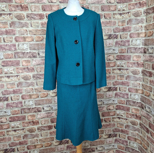 Vintage eastex skirt suit jade - skirt,