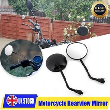Pair Motorcycle Mirrors 10mm