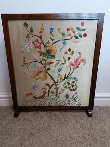 Vintage jacobean crewelwork - jacobean,