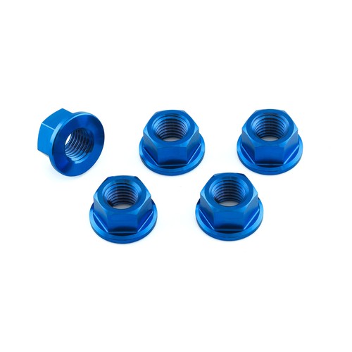 Titanium sprocket nuts m10 - titanium,