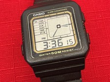 Used  Rare Mens Vintage Casio Watch Ref No AE-10W (287) Working with Issues.