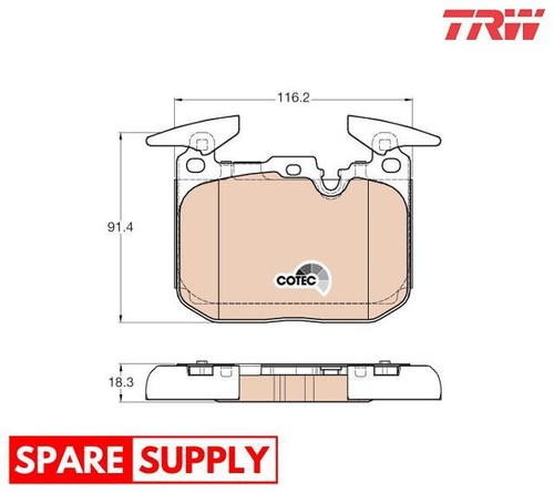 Brake pad set - brake, set,