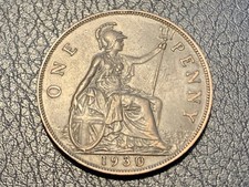 1930 George 5th Penny Very Nice