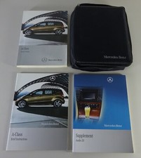 Owner's Manual + Wallet Mercedes Benz A-Class W169 A 160 180 200 From 01/2010