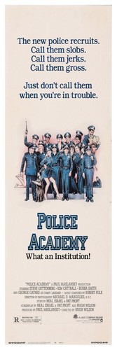 Police academy skinny poster - police,