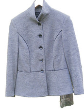 jacket Peplum retro fine wool