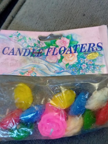 Vintage candle floaters - vintage,