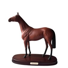 Royal Doulton Red Rum Horse Figurine 12.5 " Bay Matt Finish N. Graham Racehorse