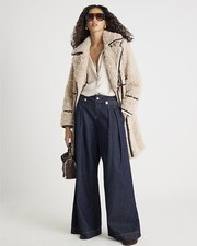 River Island Womens Coat Cream