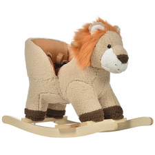 Kids Rocking Lion Plush Ride