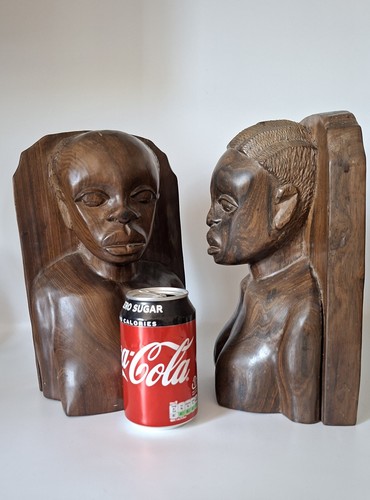 Pair antique heavy - pair,