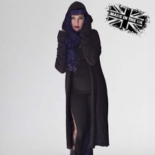 Necessary Evil UK Athena Long Hooded Cardigan