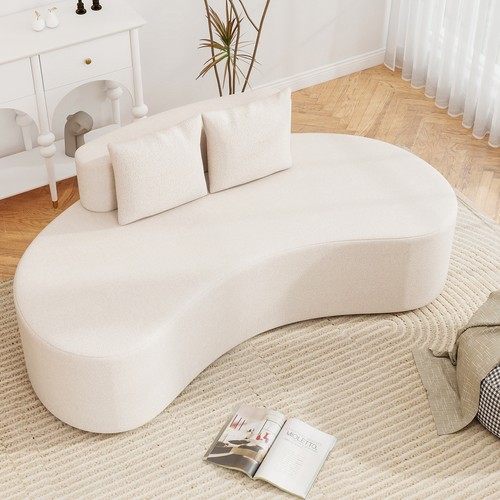 Modern curved sofa inch - sofa, 78.5