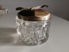 1930s Vintage Glass Sugar Bowl