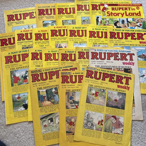 Rupert weekly comic x21 - rupert,