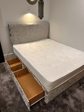 Divan Bed With Storage - Includes Mattress, Headboard And Base