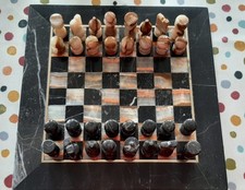 Vintage Onyx/Marble 35cm Chess