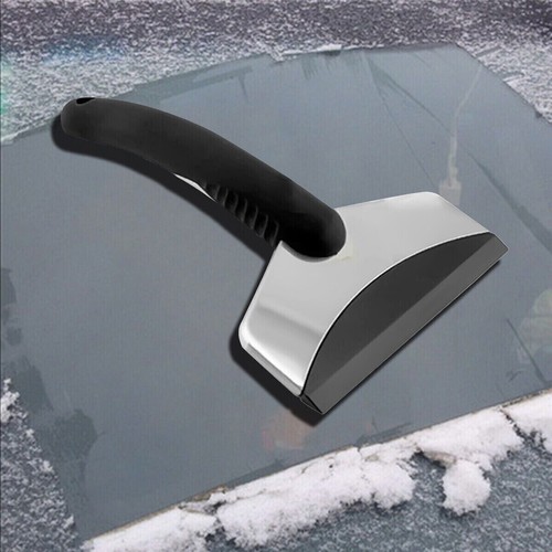 Car windshield ice - ice, scraper