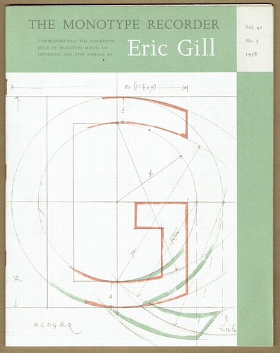 Eric gill the monotype - the,