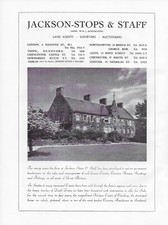 Original 1951 advert for JACKSON-STOPS and STAFF land agents - surveyors