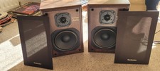 Technics SB-C250 Vintage 2-Way Bookshelf Speakers Stereo HiFi Pair 120W