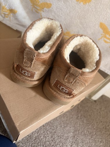 Beige girls ankle - ankle, ugg