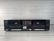 VTG Hitachi D-W500 Stereo Double Cassette Deck Separate New Belt Fitted Working