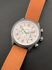 Versus Versace Soho SGL04 Men’s Chronograph Watch Orange Strap Date New Battery