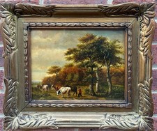 Antique Painting : Rural Scene