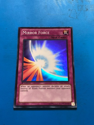 Yugioh super rare mirror force - yugioh,