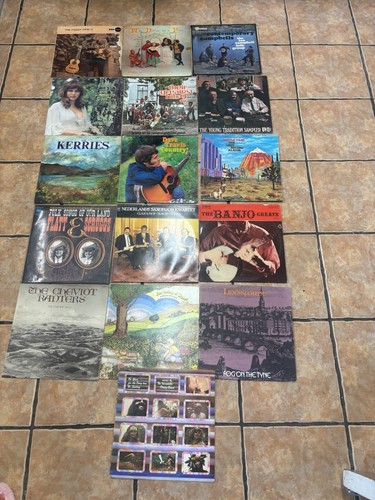 Folk vinyl record job - x,